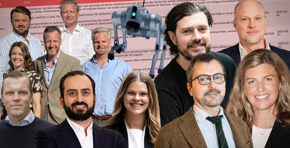 Robothundar, AI-spioner och insurtech – här är bolagen som lockat investerare