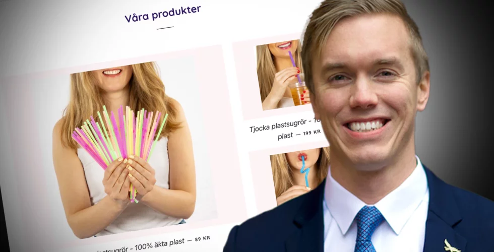 Började som en politisk protest – nu säljer William Hahne sugrör i plast för 50 miljoner