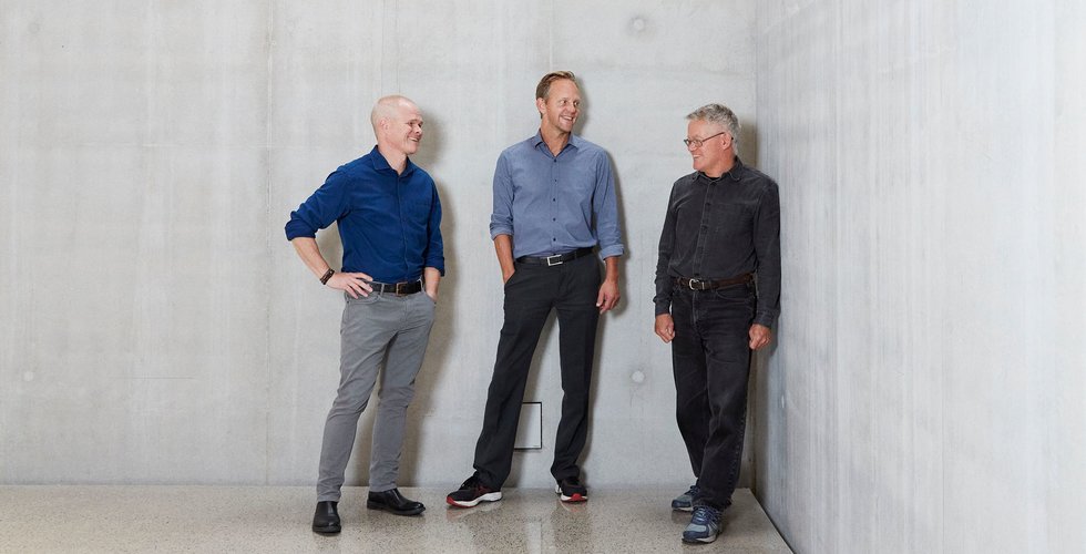 Marcus Olsson, Claes Kollberg och Paul Sandberg, grundare av Cemvision. Foto: Press