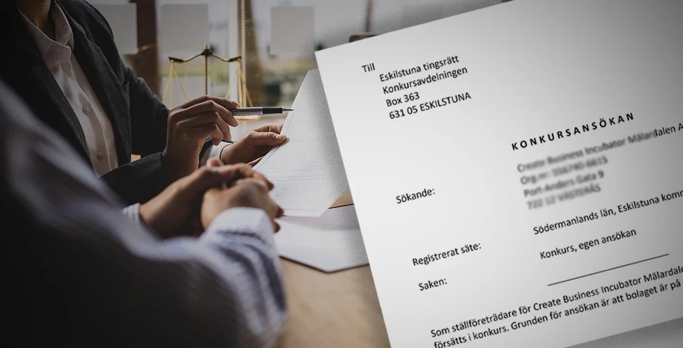 Inkubatorn Create i konkurs – misstankar om grovt ekobrott: “Total chock”