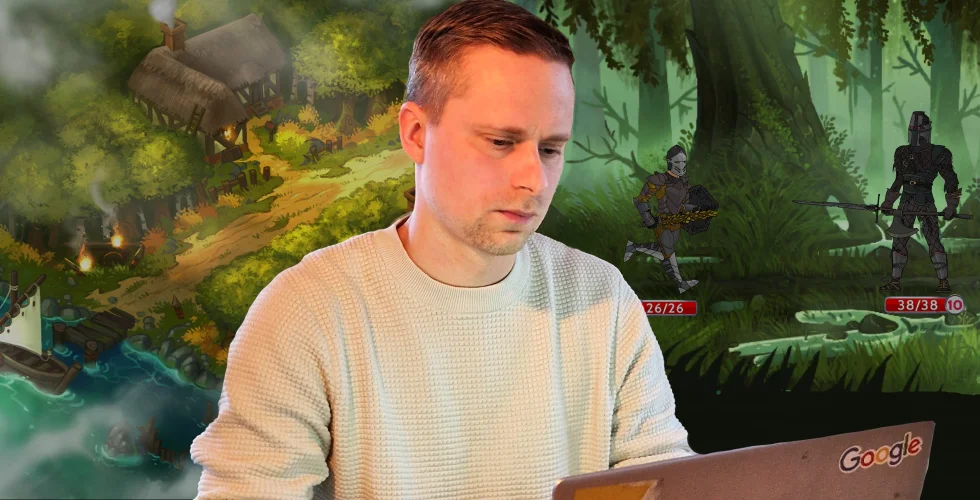 Från exit till enmansfirma vid köksbordet – nu omsätter hans mobilspel Obsidian Knight miljoner