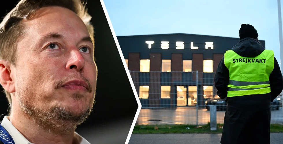 Tesla flyger in strejkbrytare till Sverige – har skett 41 gånger