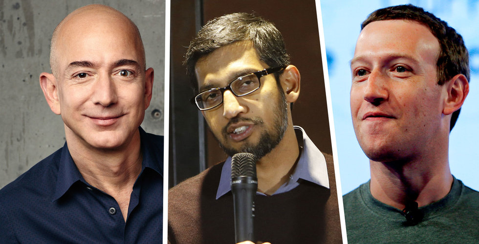 Teknikjättarna har förlorat mer än 1 biljon dollar i värde under de senaste tre handelsdagarna