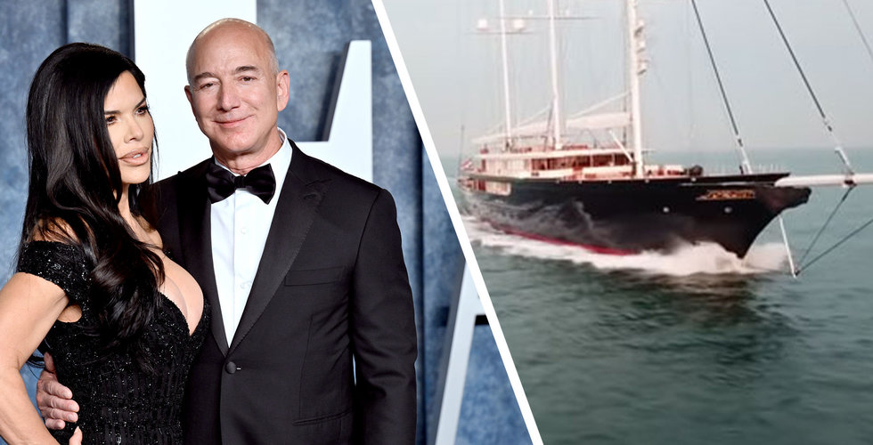 Jeff Bezos lyxjakt gör debut – här är monsterbåten för 5 miljarder (!)