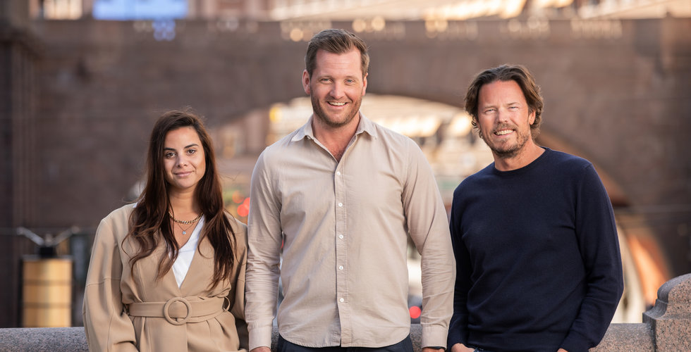 Aida Jammal, Eequity, Ola Johansson, Venture Design  och Magnus Wiberg, Eequity. Foto: Daniel Gual