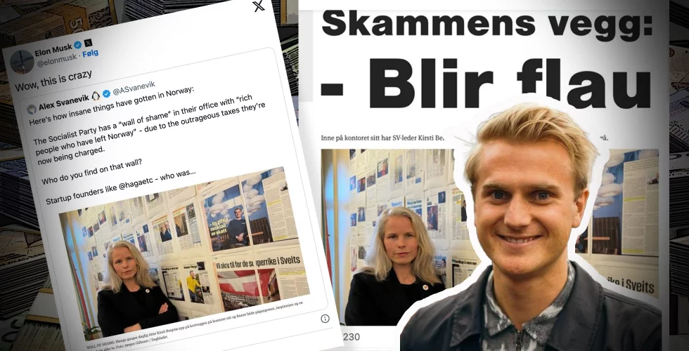 Techentreprenören Fredrik Haga hamnade på partiets “wall of shame” – efter hundratals procent i skatt