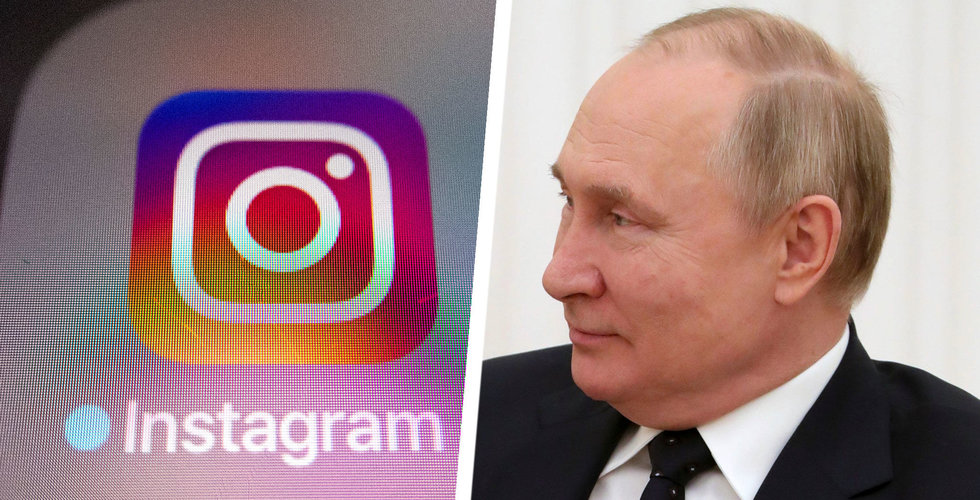 Instagram blockeras i Ryssland