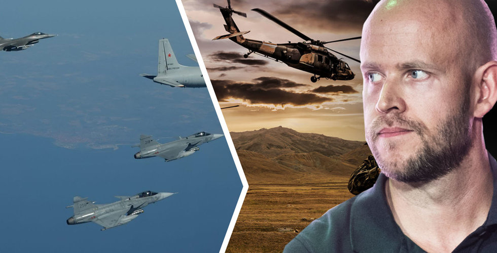 Saab investerar nära 1 miljard i Daniel Ek-backat försvarsbolag
