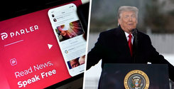 Trump utkastad från Twitter – nu pressas hans nya favoritplattform