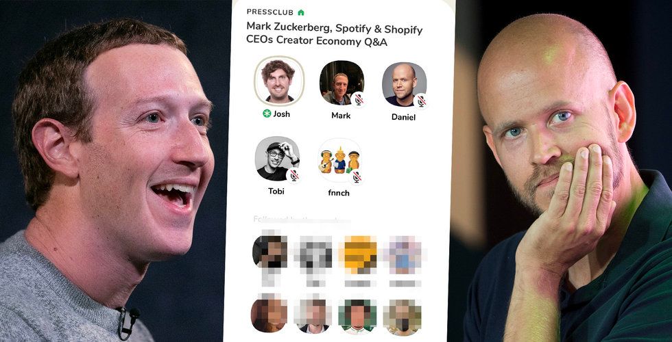 Daniel Ek Och Zuckerberg Mottes Pa Clubhouse I Natt Har Ar Vad Som Hande Breakit