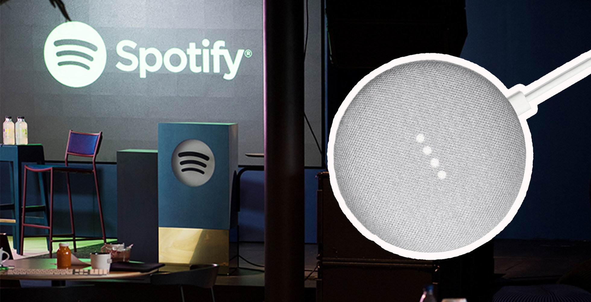 google home shuffle spotify