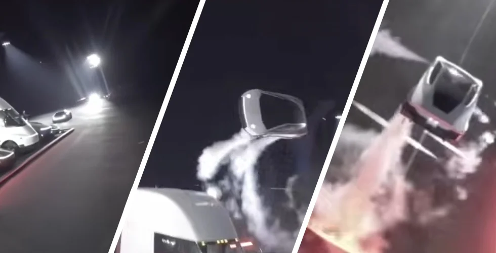 Elon Musks nya Tesla Roadster flyger – med hjälp av raketmotorer från SpaceX