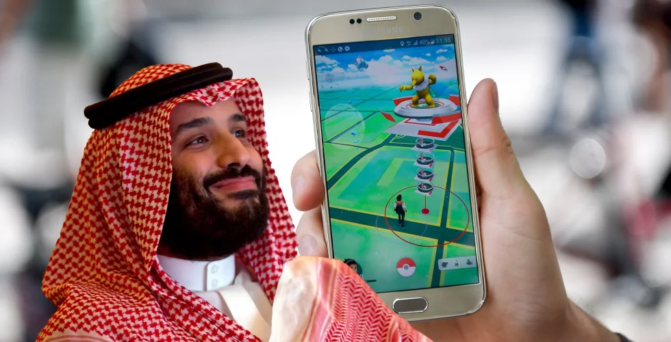 Saudiske kronprinsen slukar Pokémon Go – för 35 miljarder