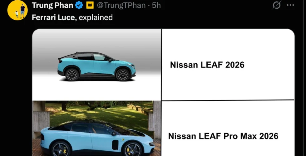 Ferraris svindyra elbil hånas – liknar en halvkombi från Nissan