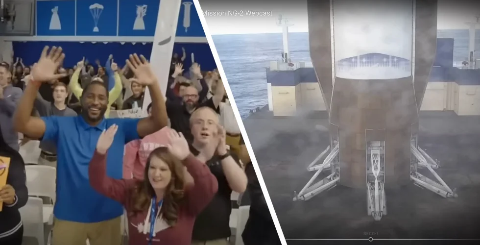 Sprängdes första gången – nu lyckades Bezos landa sin raket