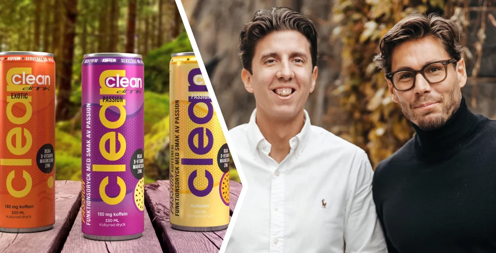 Försäljningsras för Hugo Rosas och Sebastian Kvissbergs Clean drink – kapar personalstyrkan och fyller på kassan