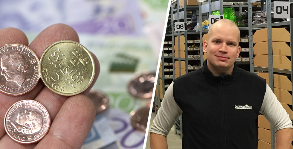 Rekordsvag krona påverkar e-handlarna "Har fått justera upp priserna"