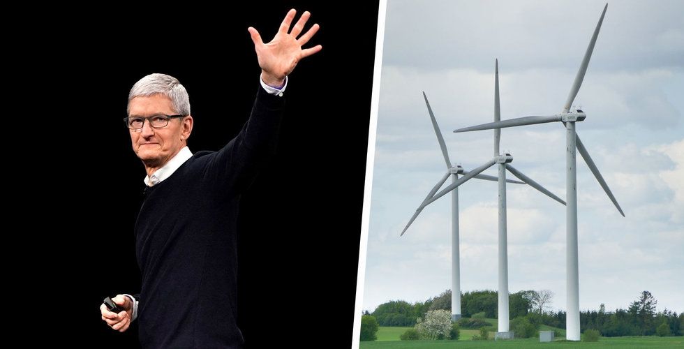 Apple överträffar sina mål inom förnybar energi