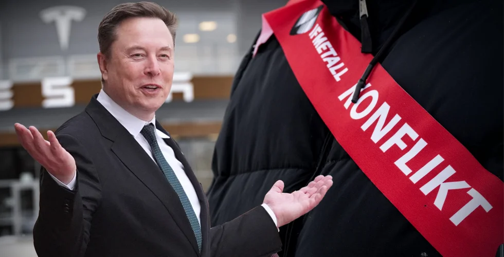 Dubbeltorsk för facket mot Tesla – tvingas betala 800.000