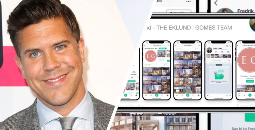 Fredrik Eklund lanserar Instagram-liknande app – rival till USA:s Hemnet