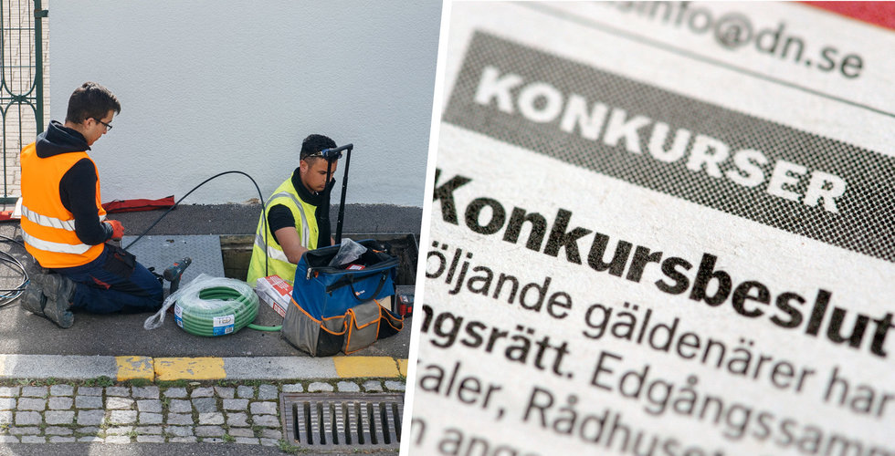 Konkurserna rasar – lägsta nivån på 15 år