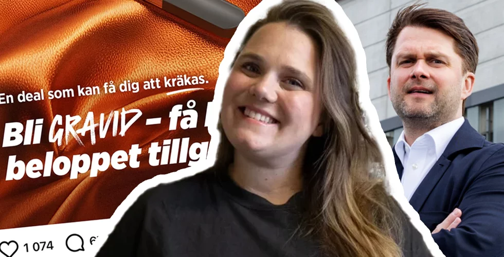 Essnce-grundaren Jonna Gustafsson rasar mot Powers gravidkampanj: “Otroligt fel”