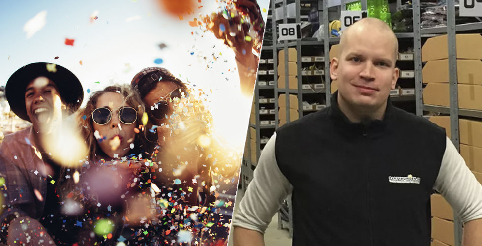 Partykungens tillväxtresa fortsätter – ökade trots pandemi: "Ser ljust på framtiden"