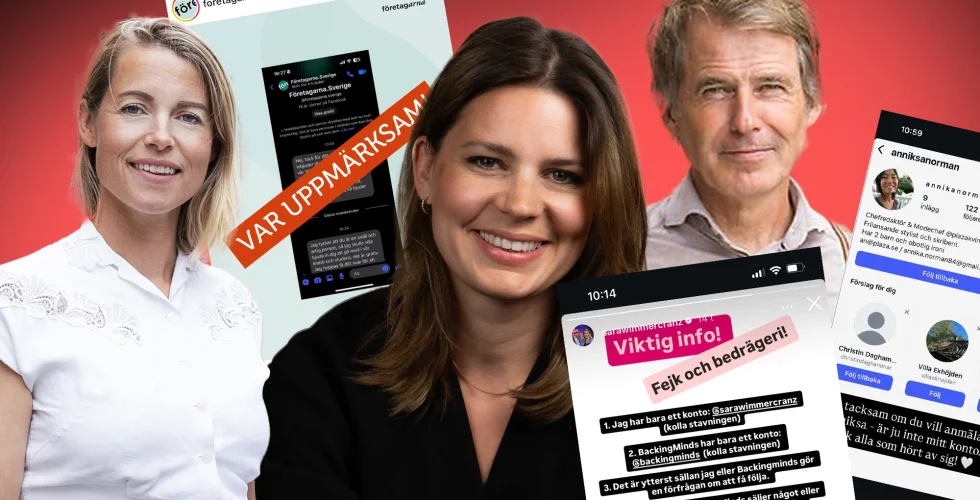 Flera profiler (och Breakit) varnar för fejkkonton: Så gör du om du drabbats