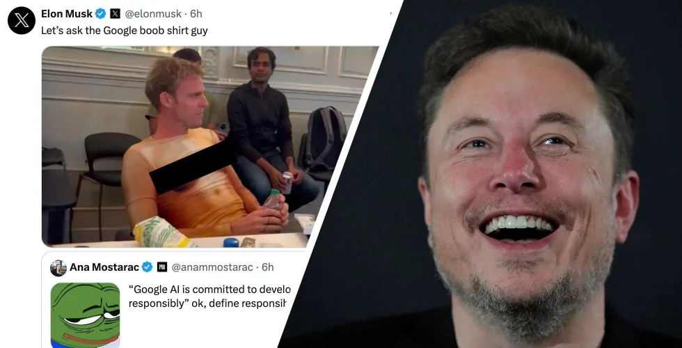 Elon Musk delade bild på svenske entreprenören Princess Mou Mou