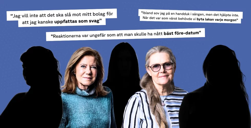 Tunga profiler öppnar upp - så påverkades livet och karriären av klimakteriet: "Ett nattsvart mörker"