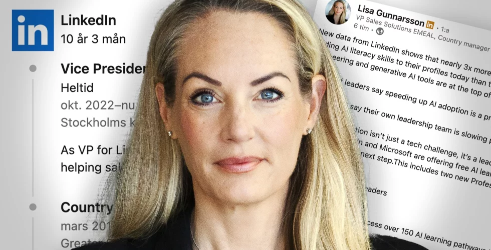 Linkedins Nordenchef Lisa Gunnarsson om nuläget, framtiden – och AI-vågen: “Satsar och investerar enormt mycket”