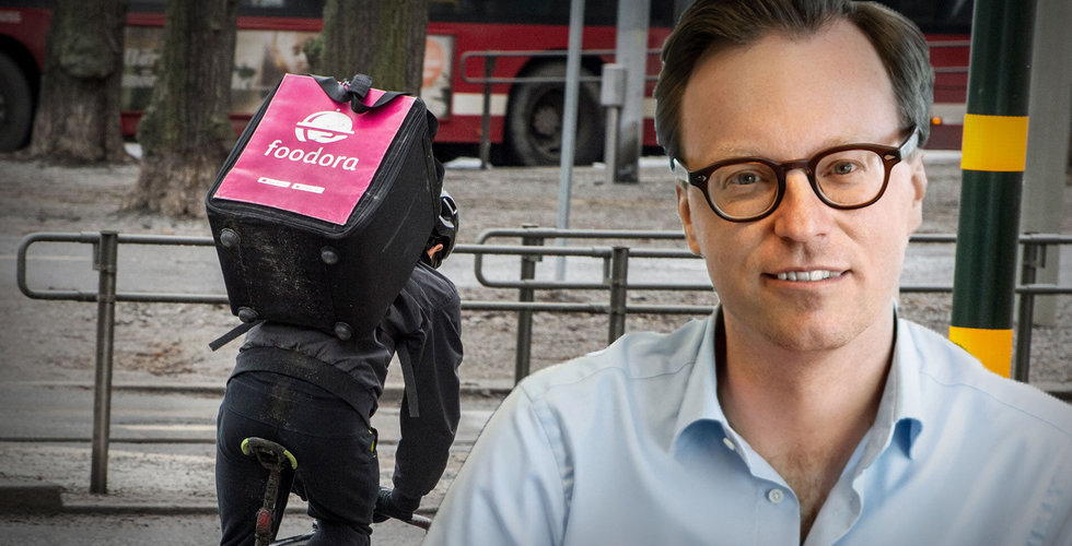 Foodoras vd Hans Skruvfors. Foto: TT/Press/Montage