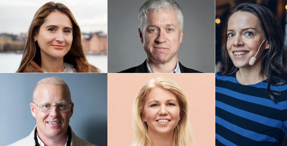 Natalia Brzezinski, Michael Watkins, Henrik Persson Ekdahl, Elina Berglund och Aurore Belfrage – talarna på CEOs in tech