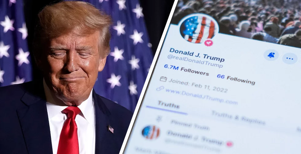 Kastades ut från Twitter – idag gör det Trump till en av världens rikaste