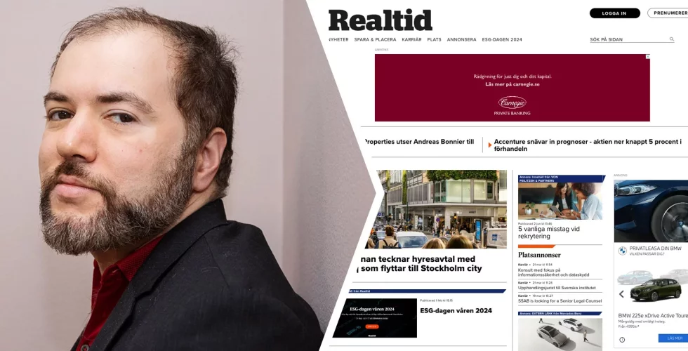 Tino Sanandaji köper inte Realtid – ny köpare la högre bud